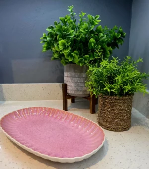 Pink Platter Plate Big
