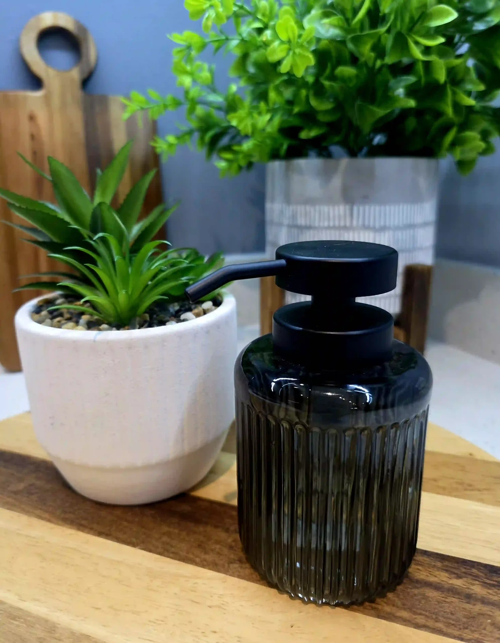 Glass Hand Soap Dispenser - Short - Image 3
