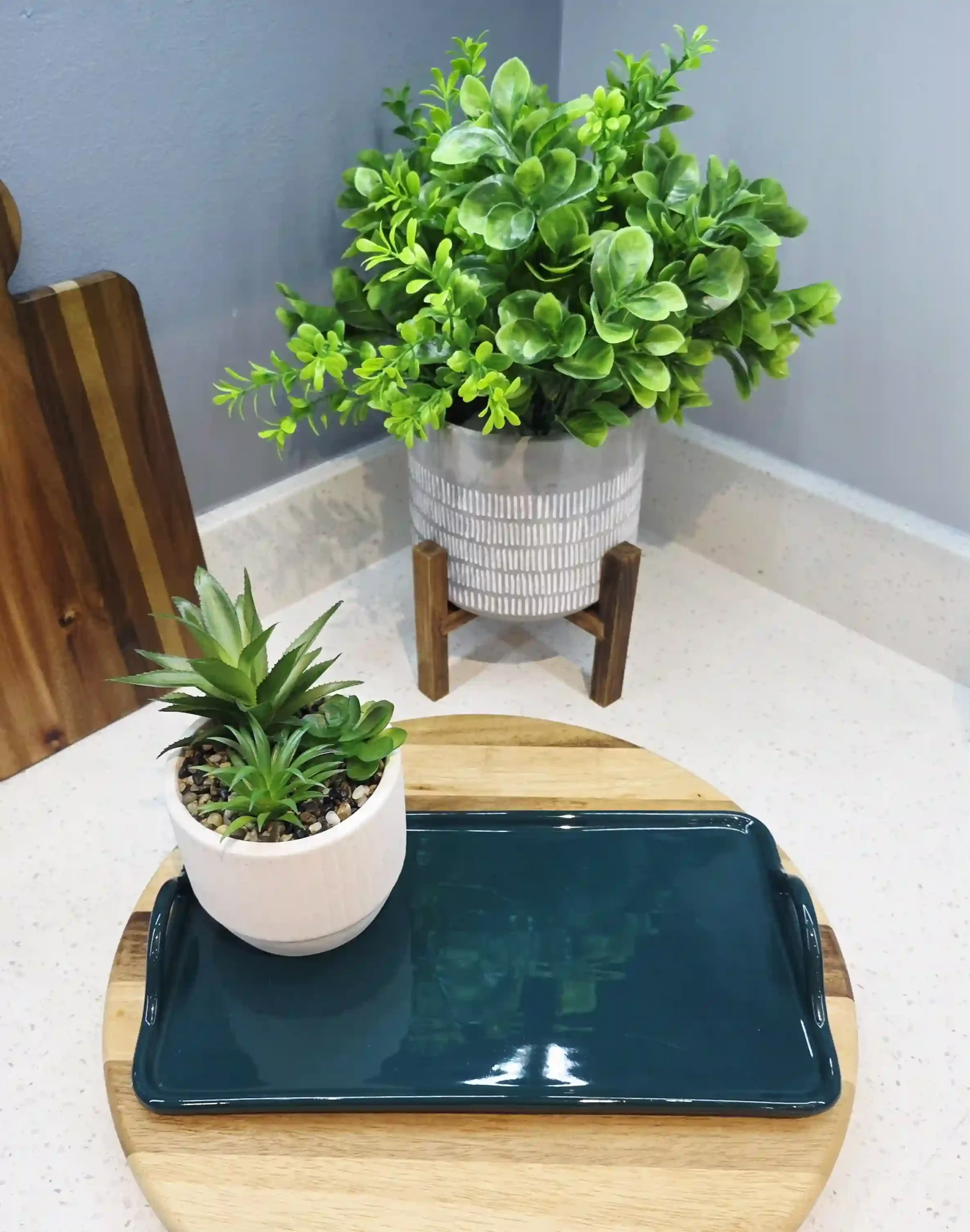 Emerald Green - Ceramic Serving Tray - Image 4
