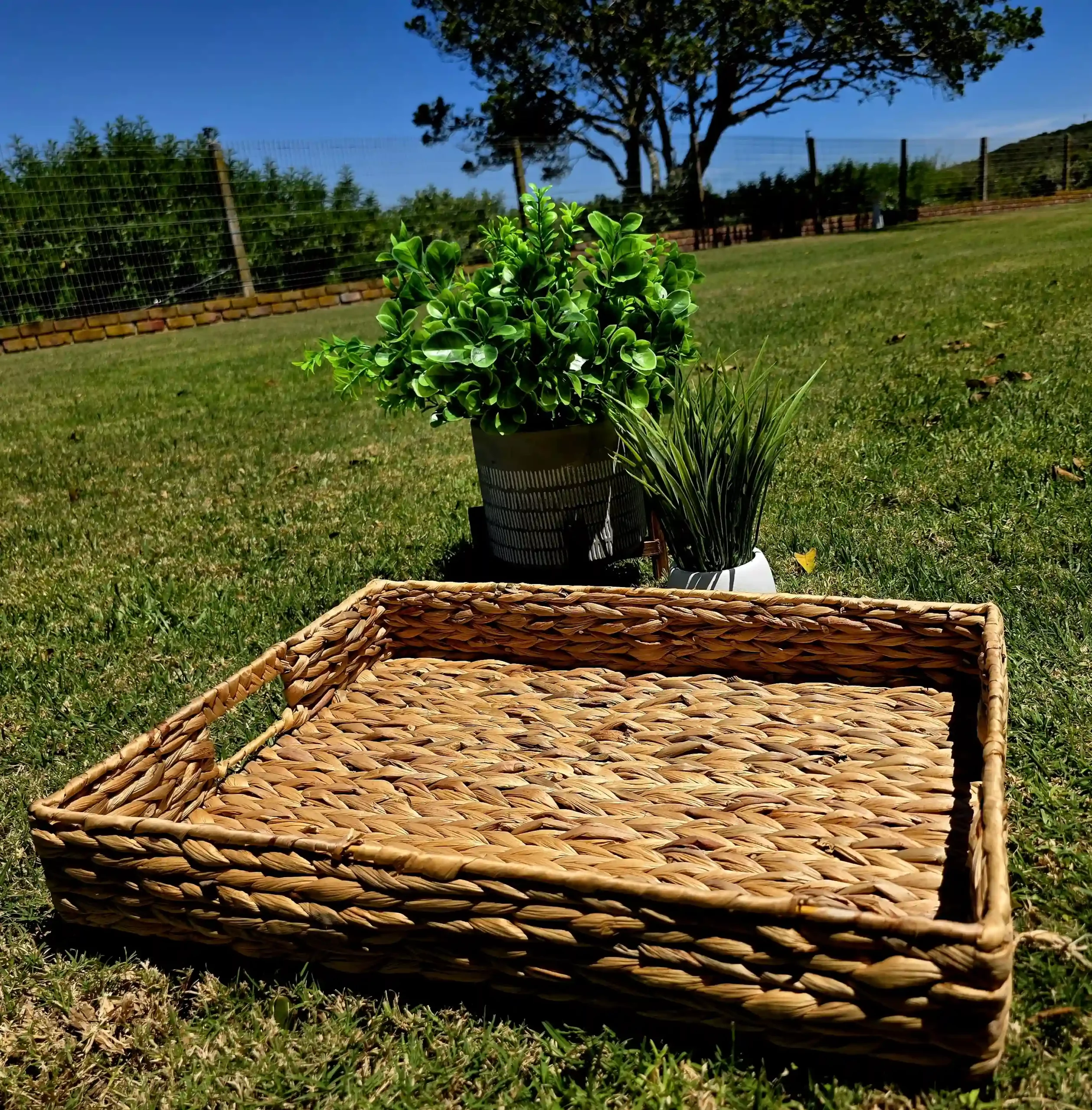 Large Rectangular Seagrass Tray - Image 3