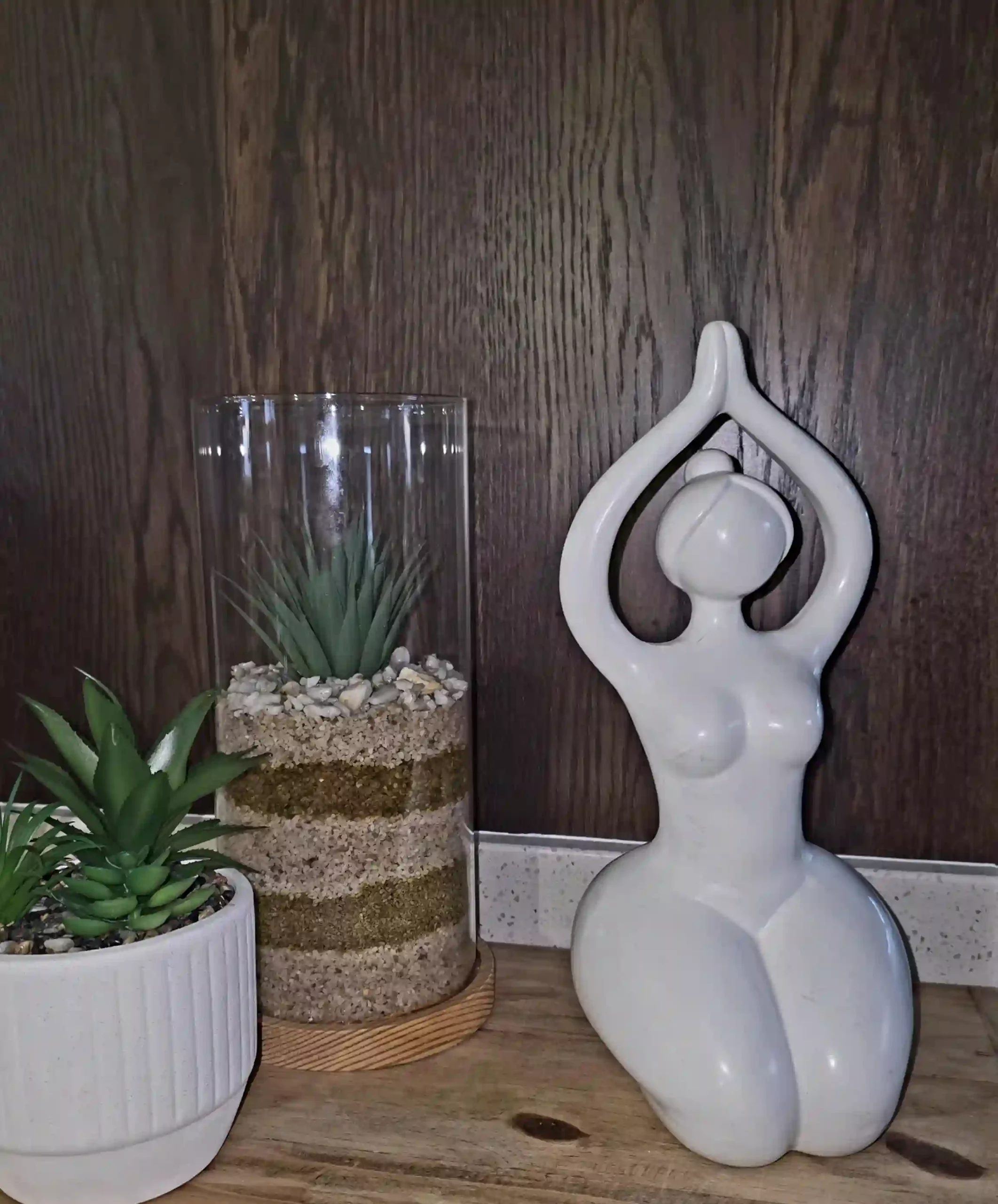 White Curvy Lady Ornament - Image 4