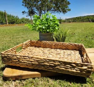 Large Rectangular Seagrass Tray