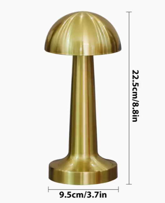 Mushroom shaped Metal Touch Table Lamp - Image 2