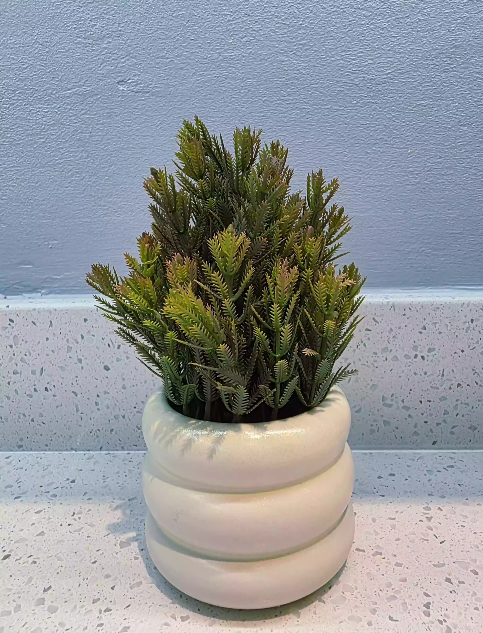 Cream Ceramic Potted Artificial Plant – Fall - Image 2
