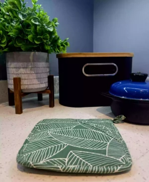 Olive Leaf Pattern Heat-Resistant Mat – Square