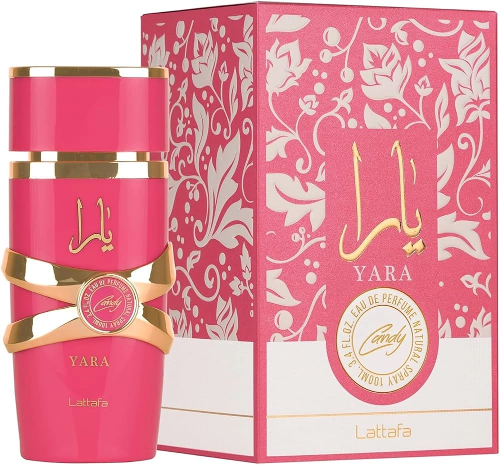 Yara Candy By Lattafa EDP 100ml (Dark Pink) - Dubai - Ladies (Replica)