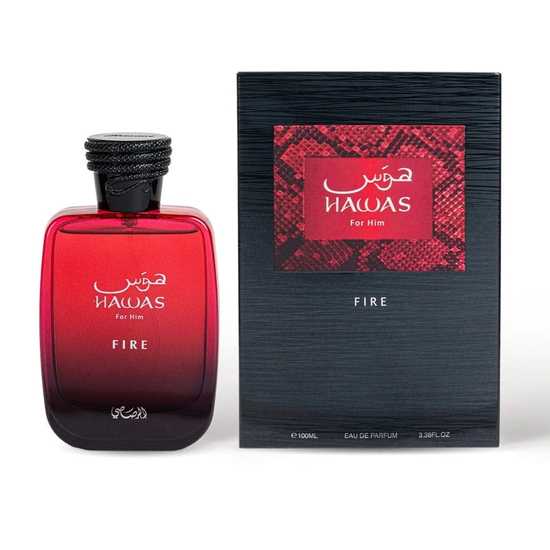 Hawas Fire by Rasasi Eau de Parfum 100ml – For Him